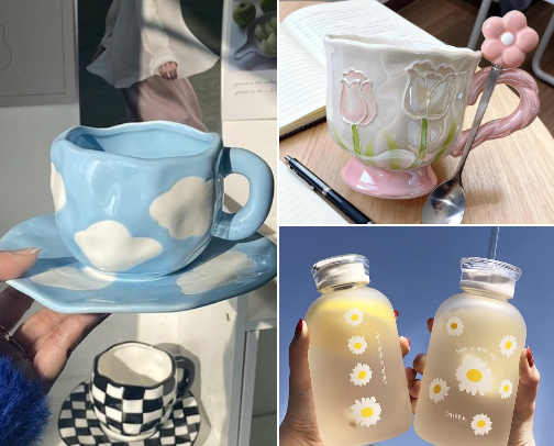 ☕ The Aesthetic Drinkware Edit: Cute Mugs, Viral Tumblers & Sippers cover photo collage