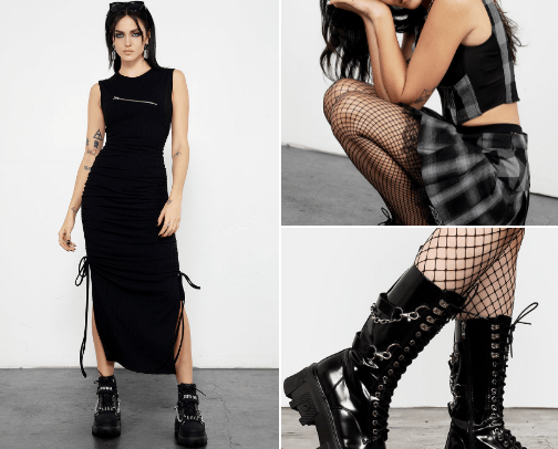 Alt Fashion 🖤 cover photo collage