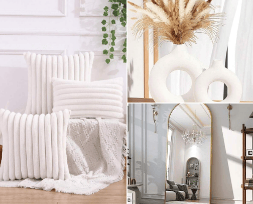 Luxury SHEIN home finds cover photo collage