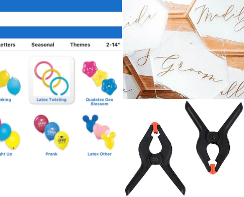 Balloon Garland MUST HAVES cover photo collage