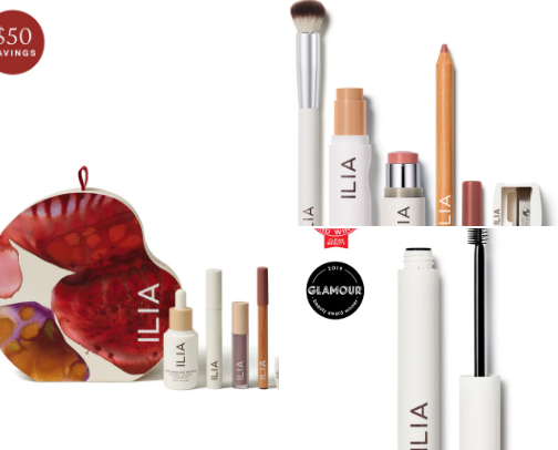 Ilia Makeup sale%%% cover photo collage