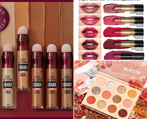 Fav makeup products under $20🔥 cover photo collage