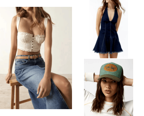 Fashion cover photo collage