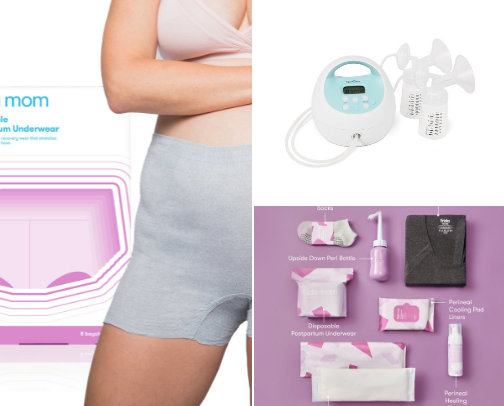 Postpartum Hospital Essentials cover photo collage
