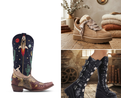 Fall Boots I'm Obsessed With: Cowboy, Biker & Everyday cover photo collage