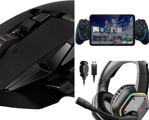 Top Gaming Gadgets cover photo collage