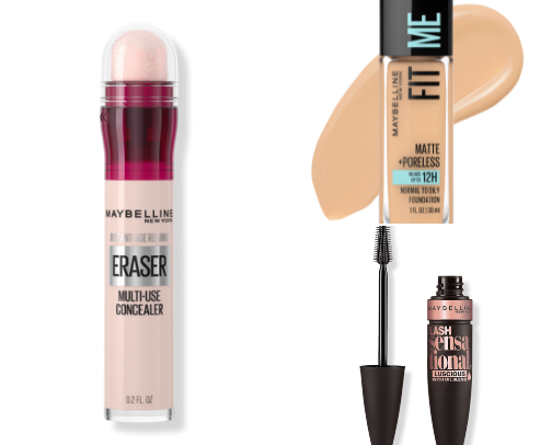 My Fav Maybelline Makeup List cover photo collage