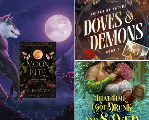 Romance books for Monster Lovers, Freaks and Geeks cover photo collage