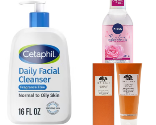 Skincare Essentials 🫧🧴 cover photo collage