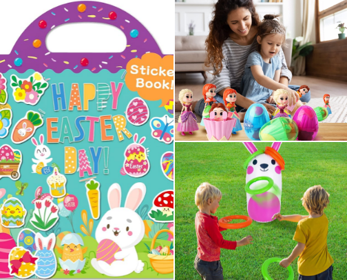 Easter Essentials: Everything your kid needs for a Joyful Holiday! 🐰🧸🪺 cover photo collage