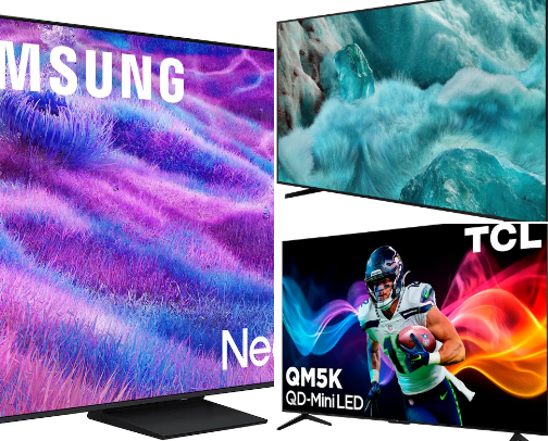 I Want A New 65" TV cover photo collage