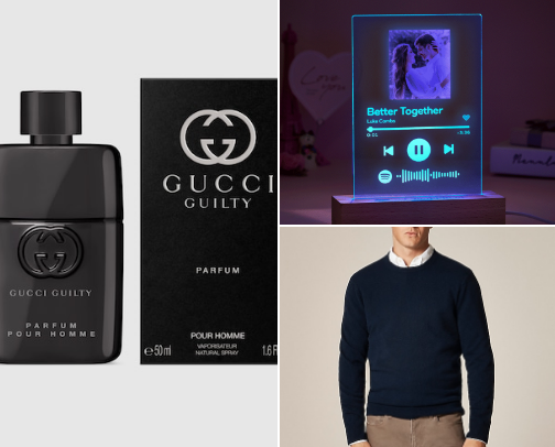 Gifts for him cover photo collage