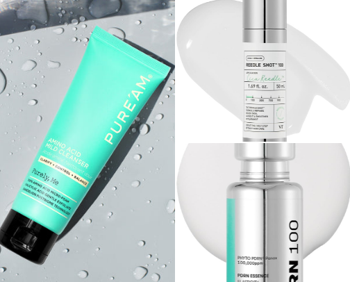 skincare cover photo collage