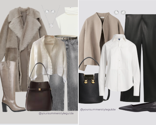 Winter 25' The Understated Neutrals Edit cover photo collage