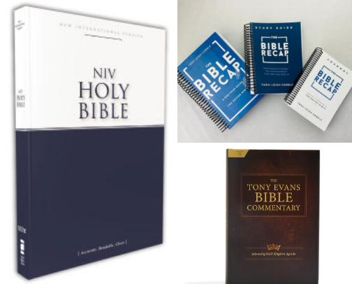 My Favorite Bibles and Christian Books cover photo collage