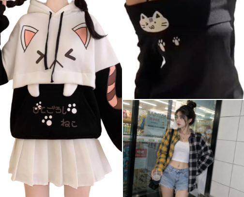 Affordable Japanese Style Fashion cover photo collage