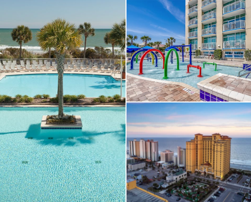 Recommendations for accommodations in Myrtle Beach  SC cover photo collage