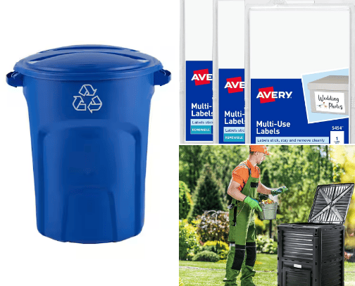 What you need to begin recycling from home cover photo collage