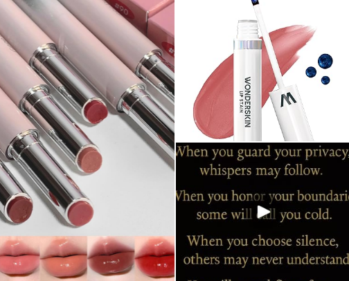 Glossy Lipstick! cover photo collage