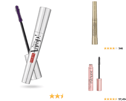 Best afordable mascaras cover photo collage