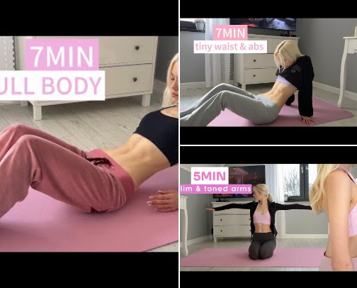 Quick at home work-outs that make you SNATCHED!! cover photo collage
