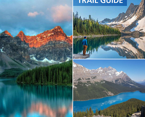 Hiking in Canada cover photo collage