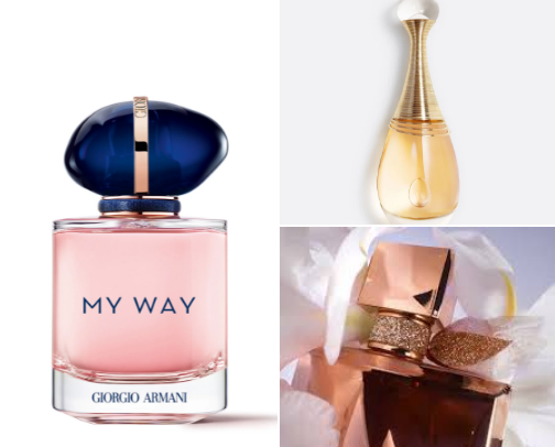Parfum cover photo collage