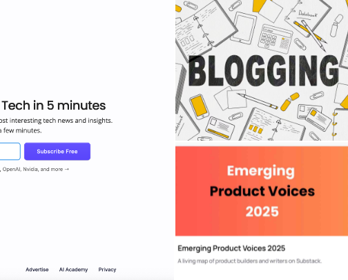 Awesome Tech Blogs 2025 cover photo collage