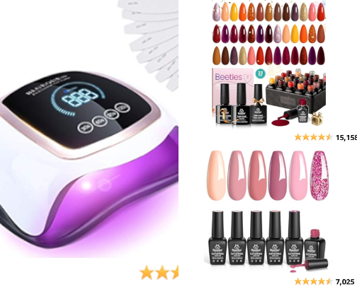 DIY nails cover photo collage