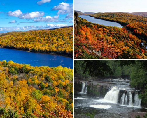My Upper Peninsula Fall Bucket List Waterfalls, Hikes & Scenic Stops cover photo collage