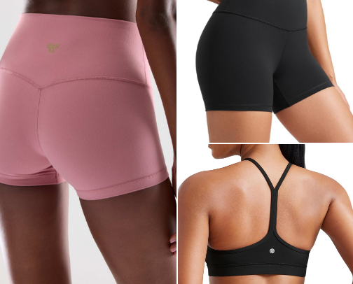 Athletic wear cover photo collage