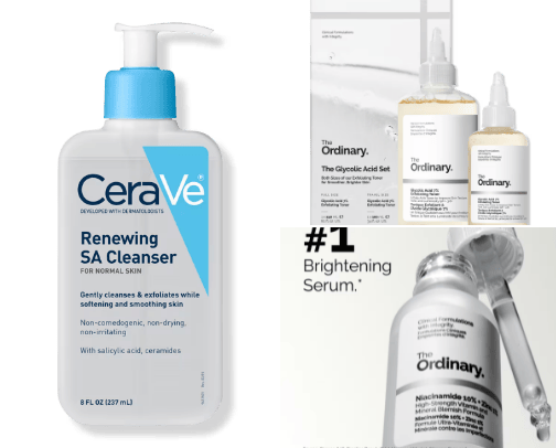 ULTA skincare products cover photo collage
