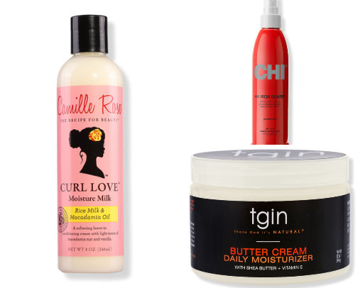 Curly Girl Haircare Essentials🥰 cover photo collage