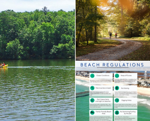 Triangle Area Outside Hangs cover photo collage