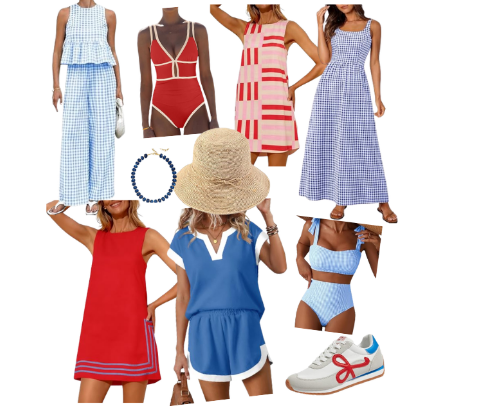 4th of July Outfits That Are Festive, Cute & Actually Wearable - Amazon Style cover photo collage