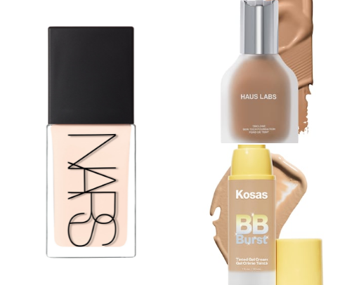 BEST Acne & Dry Skin Foundations cover photo collage