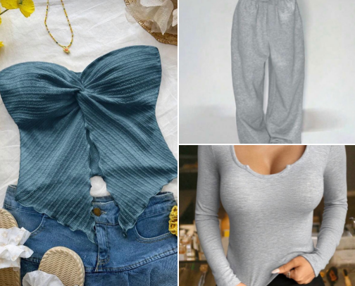 Clothes cover photo collage