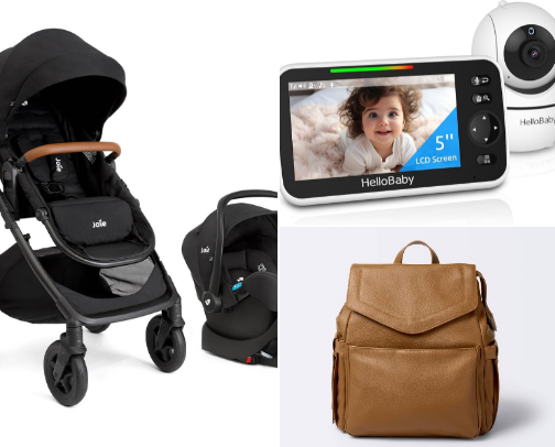 My Perfected Baby Registry Items as a First Time Mom! cover photo collage