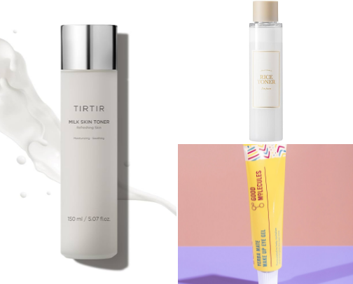 skincare cover photo collage