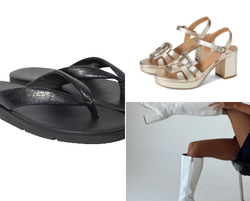 comfy and cute shoes! cover photo collage