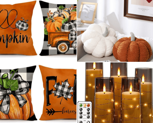 Fall Bedroom Decor cover photo collage