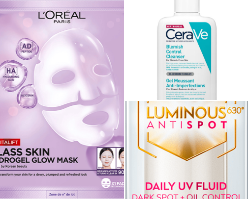 My top skincare products😍 cover photo collage
