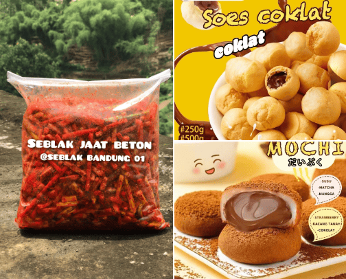 Aneka Ragam Cemilan cover photo collage