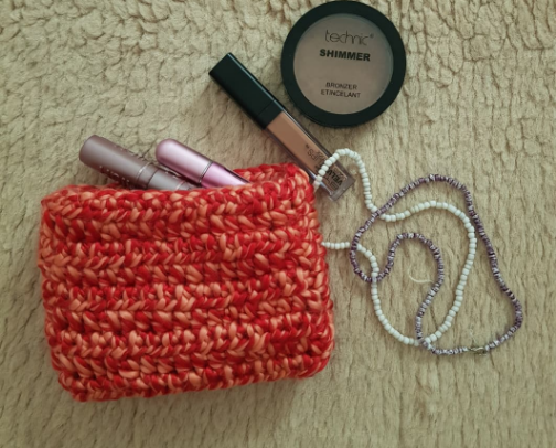 Daily Essentials I Keep in My Crochet Pouch 🌸 cover photo collage