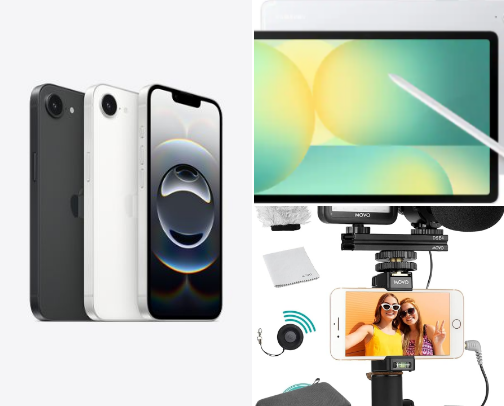 Technology cover photo collage