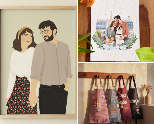 Gift cover photo collage