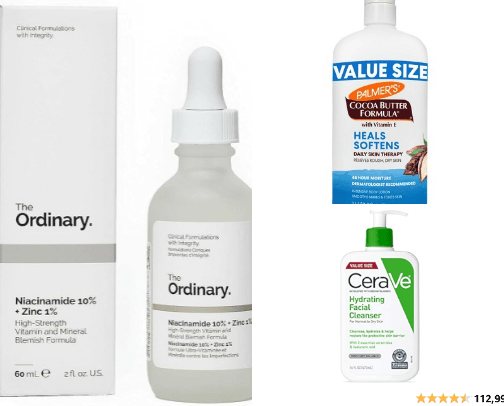 Skin care products/must have cover photo collage