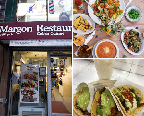 pre-Broadway restaurant recs! cover photo collage