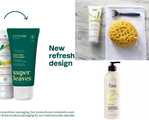 Clean body care cover photo collage