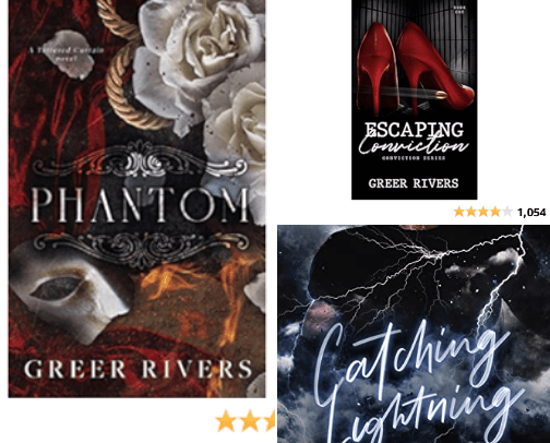 Greer Rivers Books cover photo collage